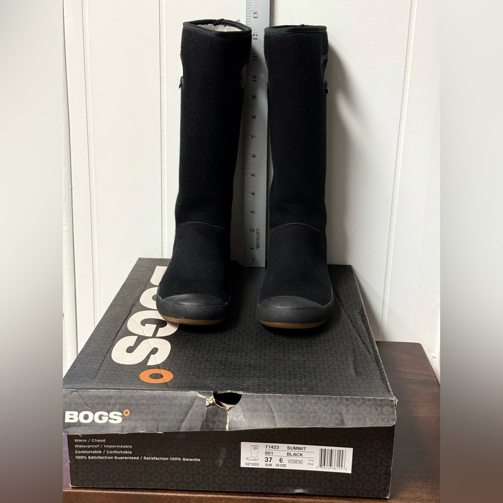 BOGS Black Knee-High Boots